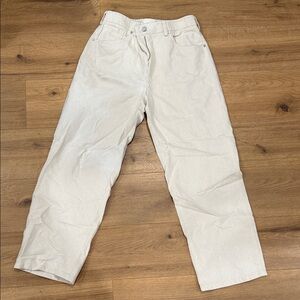 TWP Cream Wide Leg Pants